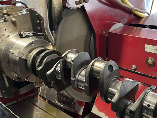 Diamond grinding wheel product image for high-efficiency crankshaft grinding route