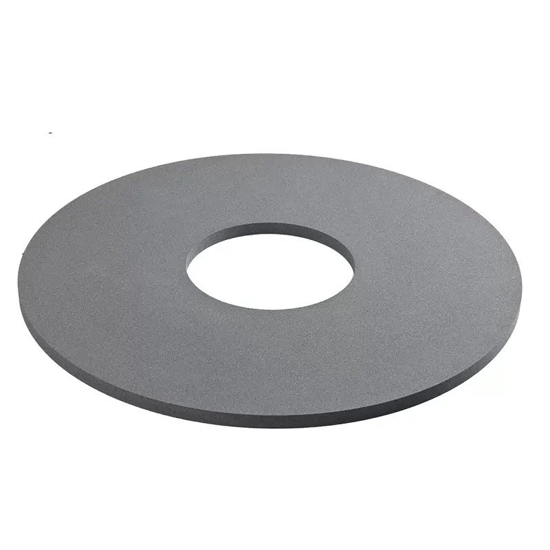 Vitrified crankshaft grinding wheel product image suitable for explaining the conventional WA plus A grinding wheel route for crankshaft pin and journal grinding.