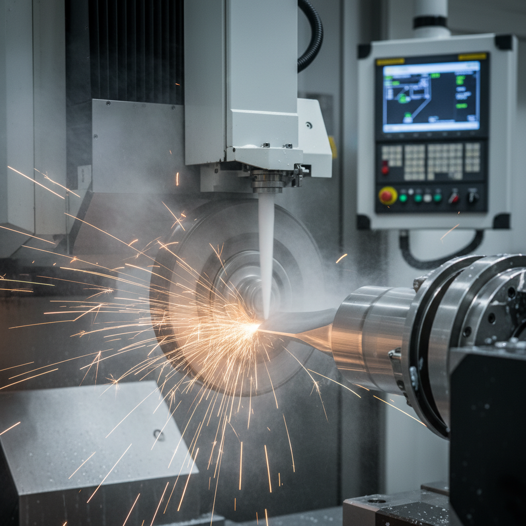 Vitrified CBN wheel grinding aerospace alloys