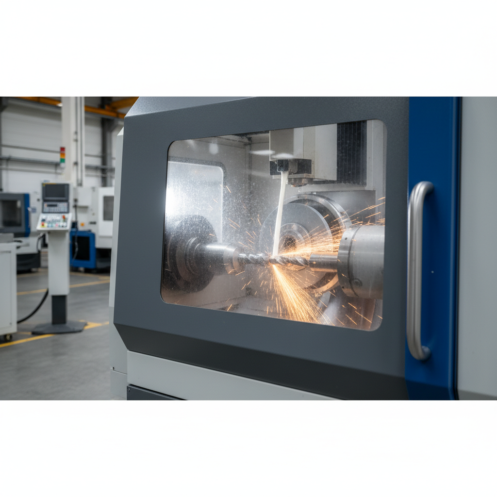 CBN grinding wheel grinding hardened HSS tool steel on CNC machine