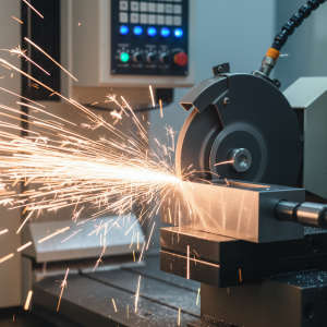 Diamond grinding wheel polishing tungsten carbide surface for optimal integrity